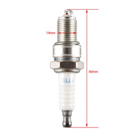 VCUJSUC 2pcs F7TC Spark Plug For Coleman CT200U CT200 For Honda GX120 GX160 GX200 GX240 GX270 GX340 GX390 Generator Lawnmower Tractor Rototiller Water Pump Go Kart Mini Bike Tillage Polishing Machine