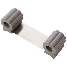 ABUS Junior Care Door Stop - Leif | Baby Safety | Finger Pinch Guard | For flat surfaces | Stopper | silver | 76968