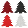 12 x Felt Decoration Christmas Tree 18.5 x 19 cm