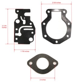 The ROP Shop | Carburetor Repair Kit for 1994 Evinrude E15RLERE, 15HP, J15EERE, J15RERE Engines