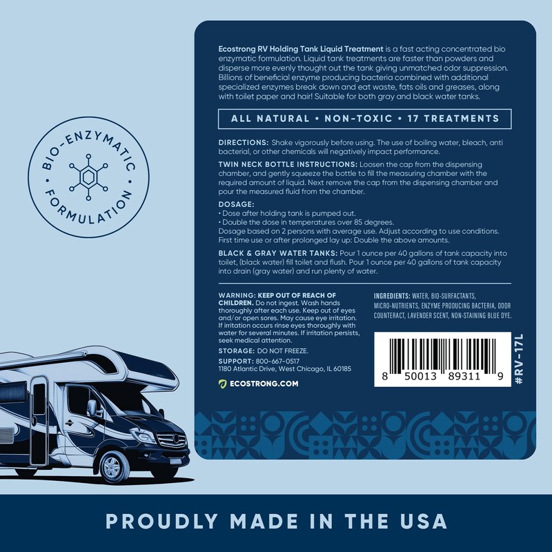 Eco Strong RV Toilet Treatment | RV Black Tank Treatment