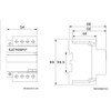 50 Amp 4 Pole Contactor Normally Open (N/O) 120V Coil,