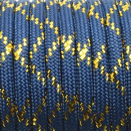 1pcs New Gold Silver Cord 550 Paracord Parachute Cord Lanyard Mil Spec Type III 7 Strand Core 100 FT (PFJ-11)