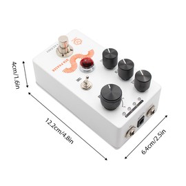 Btuty Guitar Phaser Pedal Electric Guitar Effects Pedal Rate,Depth,Level Control True Bypass Tone Toggle Swtich Metal Shell DC 9V 6.35mm Input/Output Interface (Phaser Pedal)