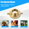 Brass Fire Hydrant Adapter 2-1/2" NST Female x 2" NPT
