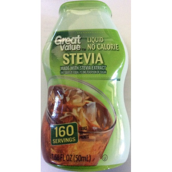 Great Value Liquid No Calorie Stevia 1.68 Fl Oz (2 Count)