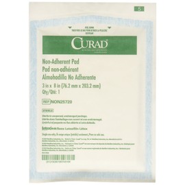 Medline Curad Sterile Non-Adherent Pad, 3x8 (Pack of 50)