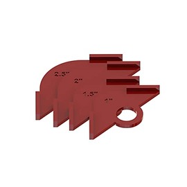 8 Piece Corner Radius Template Set for Routers, Woodworking Corner Radius Jigs