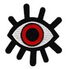 Eye Red Kind Iron-On Patch for Clothing, Iron-On Patch Size