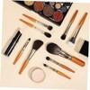 Mikinona 9pcs Travel Makeup Brush Case Portable Foundation Brush for