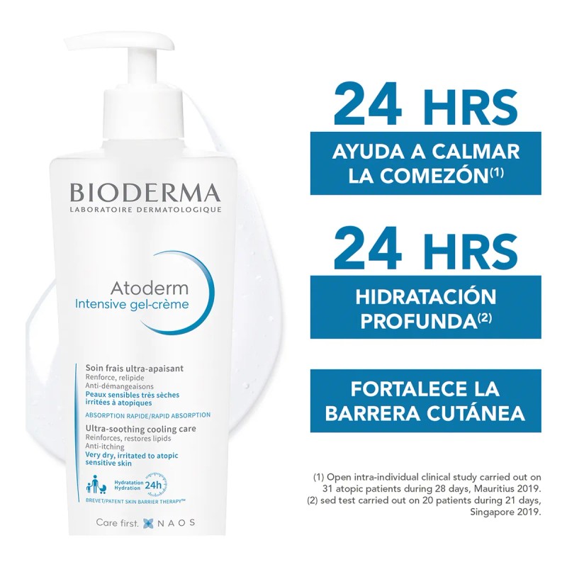 Bioderma Atoderm Intensive Gel Crema 500ml Ultraligera Seca