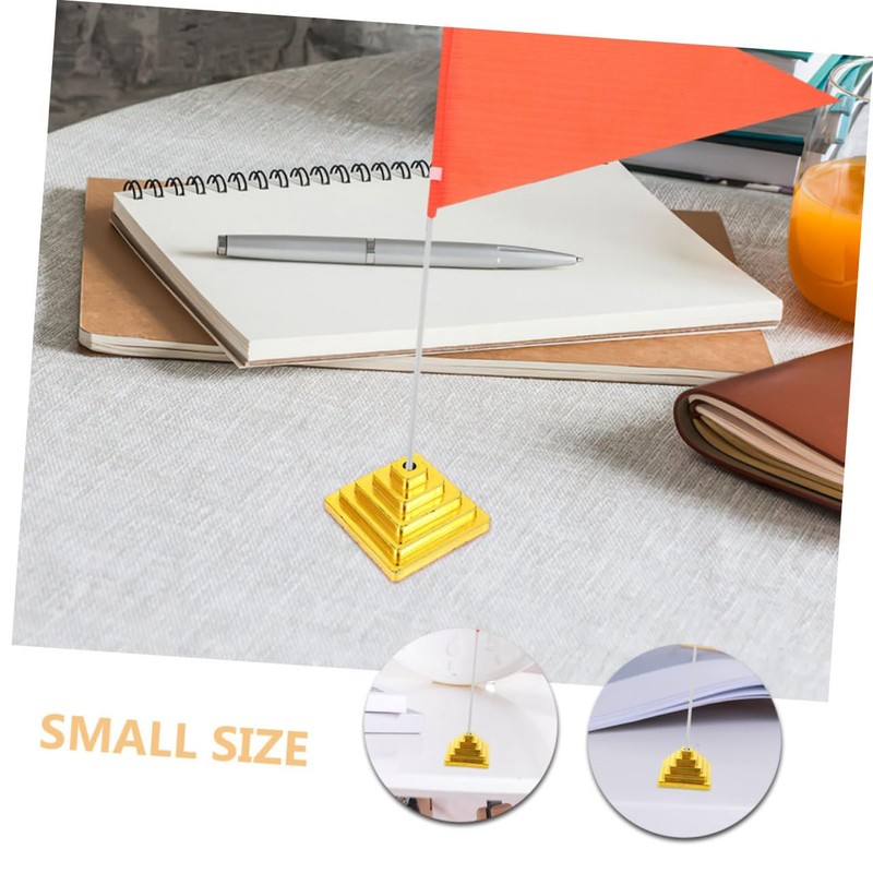Outanaya 10pcs Flag Holders for Decoration Durable Small Desk Flag