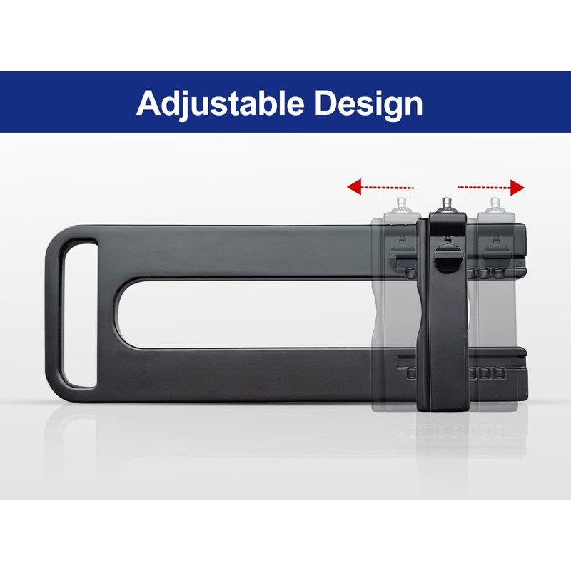 MOSECYOU Double Door Locking Device, French Door Lock Security Barricade,