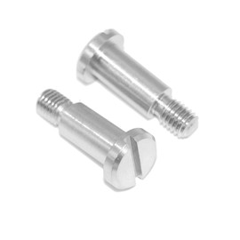 Flat Head Screws M8X8 Pack of 10 Stainless Steel A1 with Slotted and Neck DIN 923, Machine Screw - Rustproof (1.4305)
