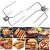 Mipcase 2Pcs Barbecue Skewers Durable BBQ Needles for Chicken Easy