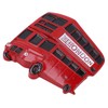 3Pcs Bus Fridge Magnet Red Bus Design Bright Colors Magnetic