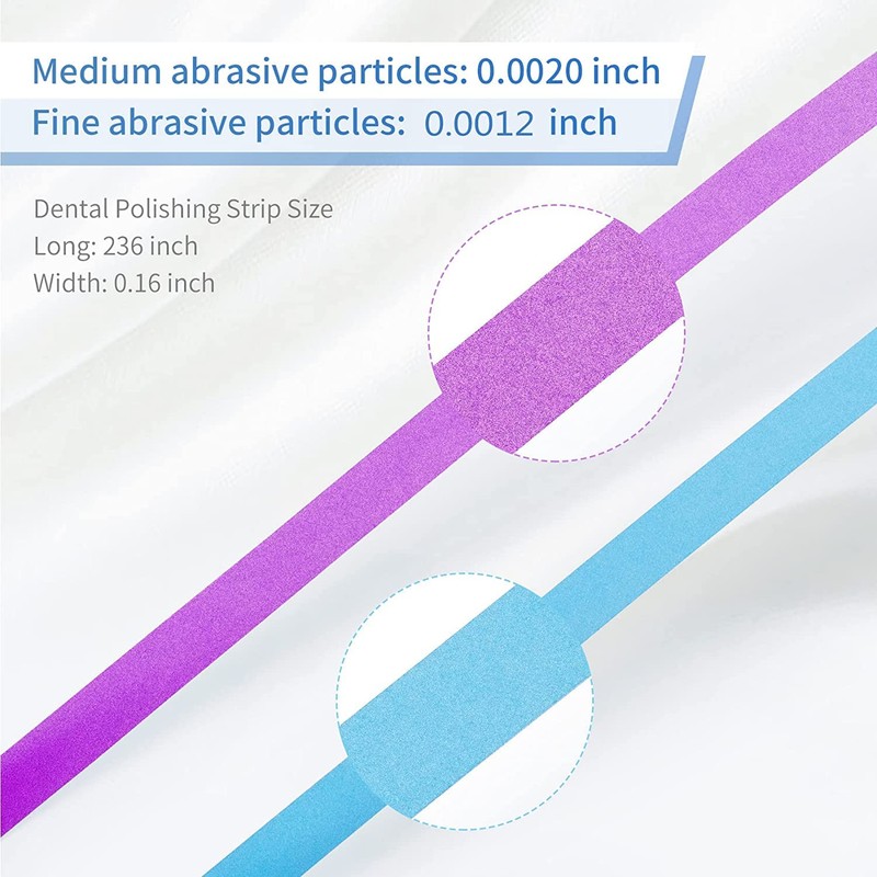 Dental Polishing Strips, Teeth Abrasive & Finishing Strips 4mm x