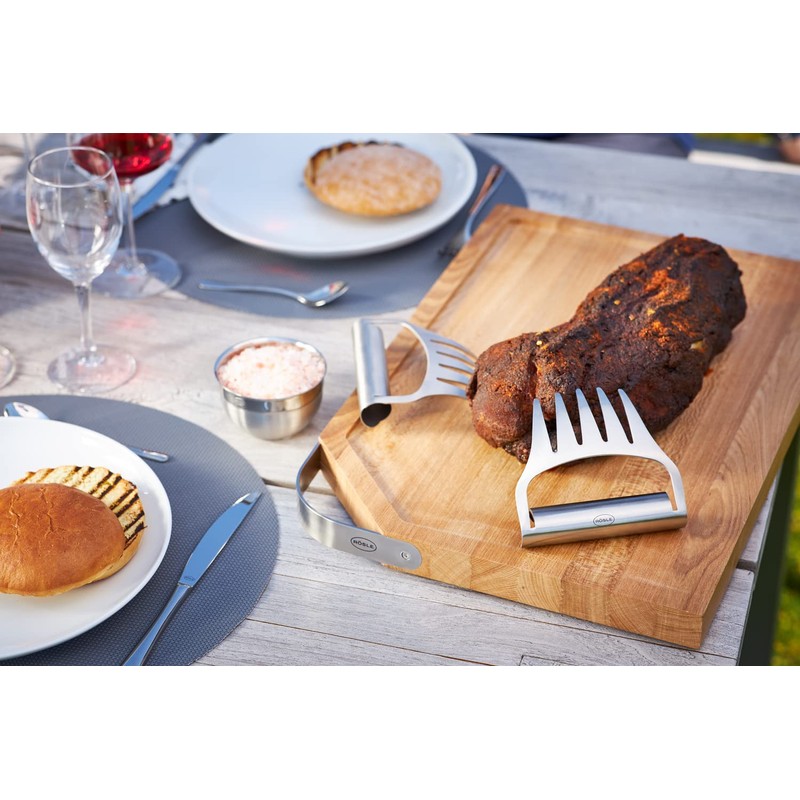 RÖSLE Pulled pork forks, stainless steel, high-quality forks for cutting