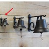 NACH JS-90-091 Classic Fine Cast Iron Rustic Hanging Doorbell, 8.5