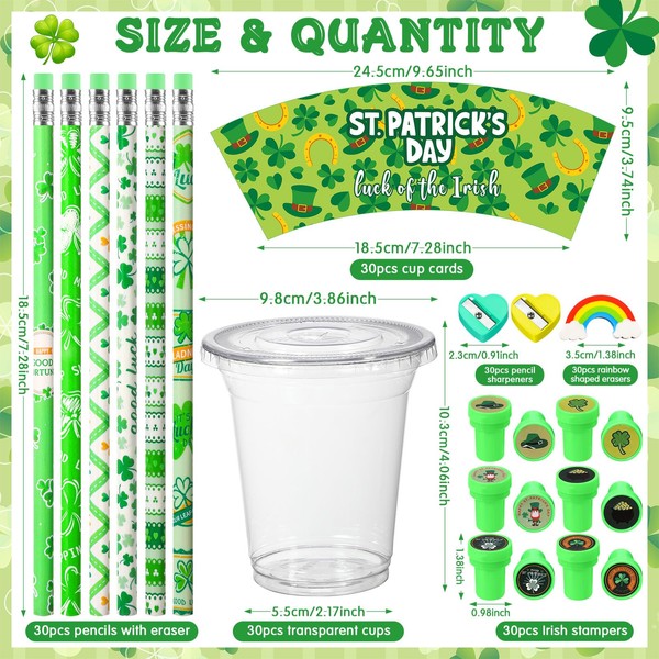 Pickmesh Pickmesh 180 Pcs St. Patrick's Day Party Favors Lucky