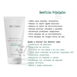 3 Piezas Gel Masaje Dr C Tuna Farmasi Castaña Indias Relaja