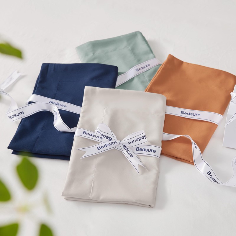 Bedsure Sage Green Comforter Set Queen - 7 Pieces Solid