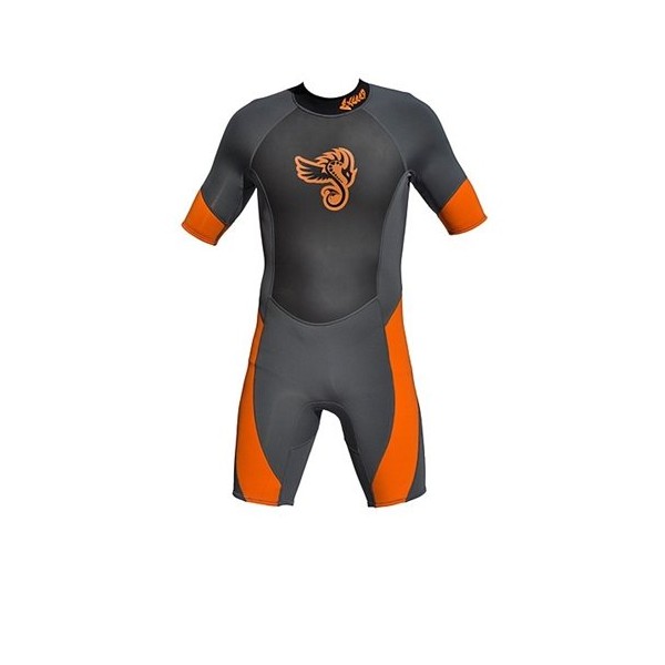 Exceed Men's Electric 2mm Warm Water Shorty (Large)