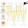 WZHHDM Plastic Champagne Glasses, Pack of 30 Plastic Champagne Glasses,