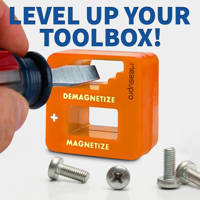 MeasuPro Demagnetizer and Magnetizer - 3 Pack - Green, Yellow,