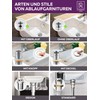 Black Sink Drain Fitting with Overflow - Pop Up Drain