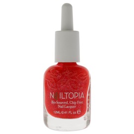 Nailtopia Bio-Sourced Chip Free Nail Lacquer - Vegan And Cruelty Free - Strengthens And Conditions - Delivers Healthy Manicures And Pedicures - Long Lasting - Lose the Tude - 0.41 Oz Nail Polish
