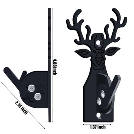 ZUIWAN 1 PCS Adjustable European Mount Skull Hanger,Deer Skull Mount Bracket,Antler Mounting Kit,Elk Skull Mount for Deer Mule Antelope Coyote Skull and Small Game Animals