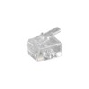 White Label Rj11 Modular Plug 6P4C For Round Cable
