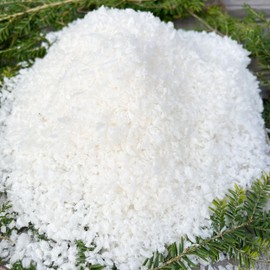 Annastore 3000 ml Organic Artificial Snow Biodegradable – Decorative Snow – Decorative Snow Organic – Powder Snow – Organic Litter Snow – Decorative Snow Made of Plant Starch