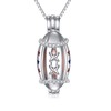 Football Necklace for Women 925 Sterling Silver Rugby Football Sports