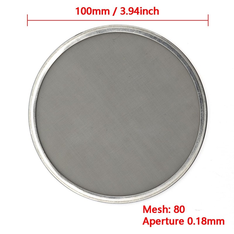 TAMSOI 304 Stainless Steel Wire Mesh Filter Disc Flat Round