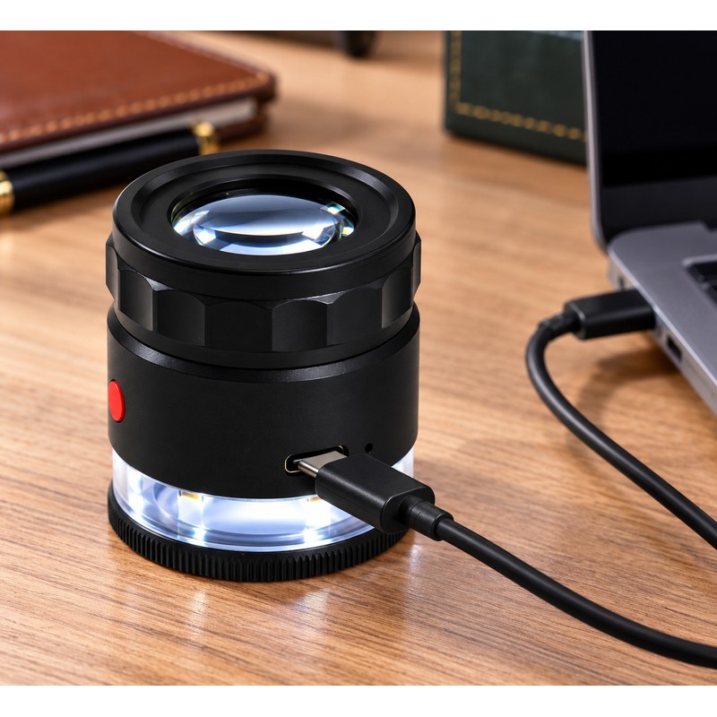 10X Jeweler Loupe for Detail Inspection – Rechargeable K9 Optical