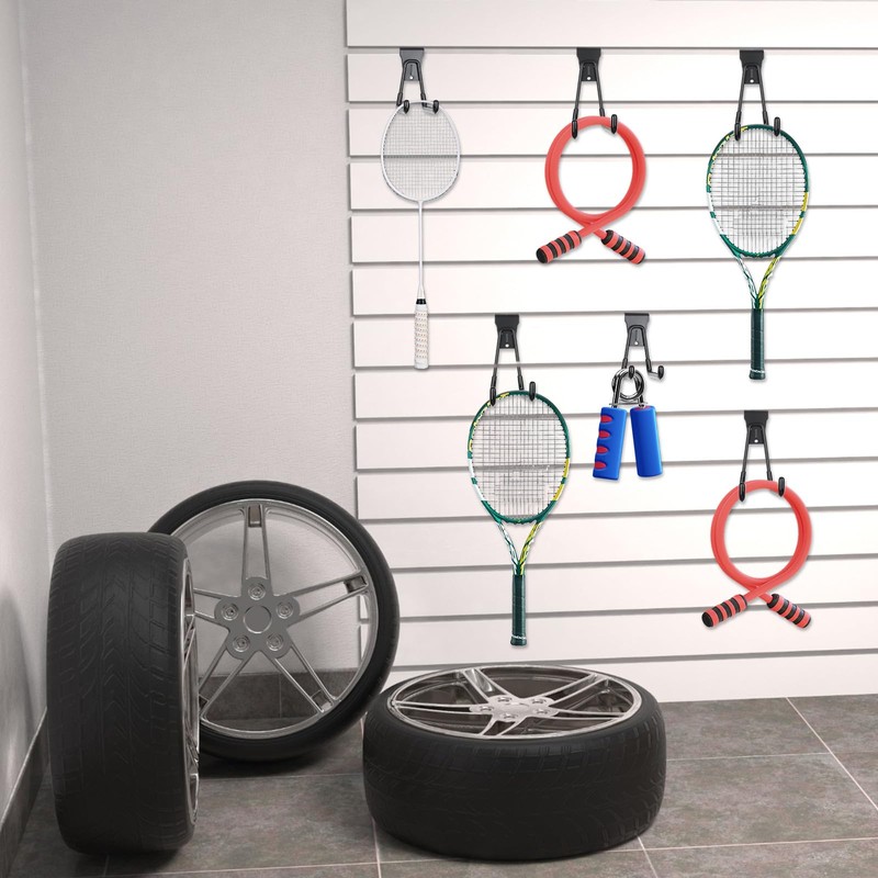 Landhoow 36 Pcs Slatwall Hooks & Hangers 32 Pcs Heavy