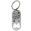 Keyring / Bottle Opener with Engraving "Bester Opa der Welt"