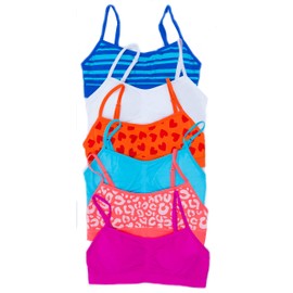 Just Love - Sujetadores para niñas (paquete de 6), Paquete de 6 - Grupo 2, 36A