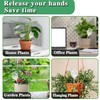 Haawooky 8 Pack Self Watering Globes,Clear Glass Plant Water Bulbs,Hand
