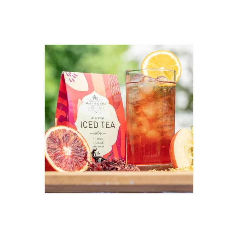 Harney Fresh Brew Iced Tea BLOOD ORANGE 3 2 qt