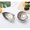 UXOWOXU Stainless Steel Flower Petal Shape Fried Rice Press Mold