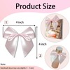 Crisalis 50PCS Bows for Gift Wrapping - 4" Satin Ribbon