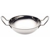 KitchenCraft World of Flavours Balti Style Rice Bowl, Stainless Steel,
