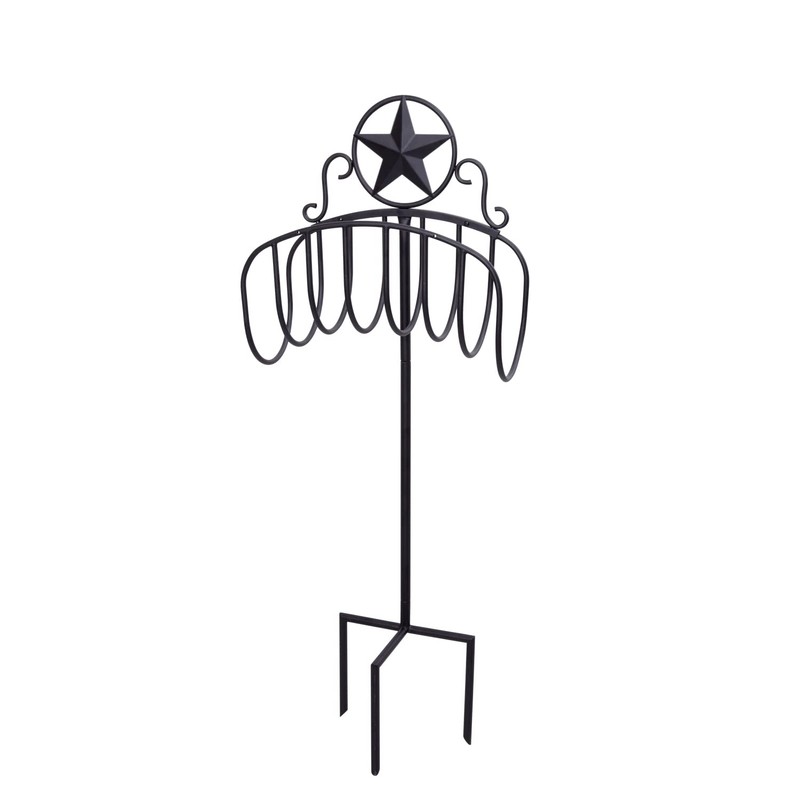 Liberty Garden 124-KD Manger w Star Hose Stand, Galvanized Top