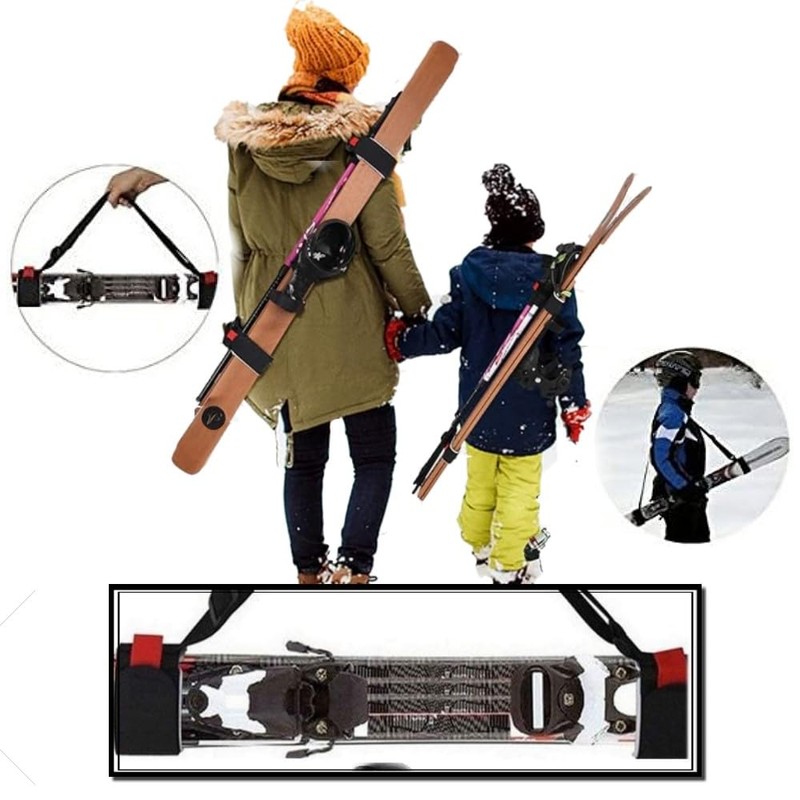 Steingraf Ski Carry Strap Transport Shoulder Back Protection Ski Strap