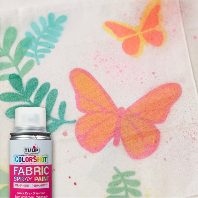 Tulip ColorShot Instant Spray Fabric Color 3oz. Neon Pink