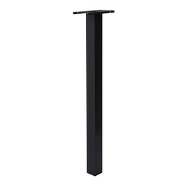 Architectural Mailboxes Brighton Aluminum Mailbox Post, Compatibility Code A, B, C, D, BP000BAM, Black