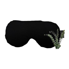 Sinus Flax Pillow for Natural Relief (Black - Breathe Herbal Blend)